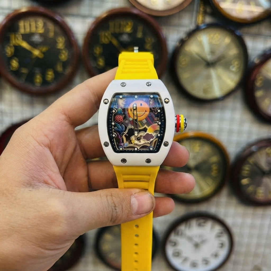 Men's Creative Silicone Designer Watch