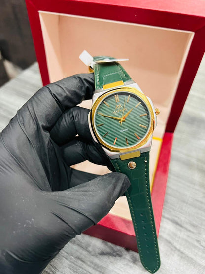 Classic Black Leather Watch