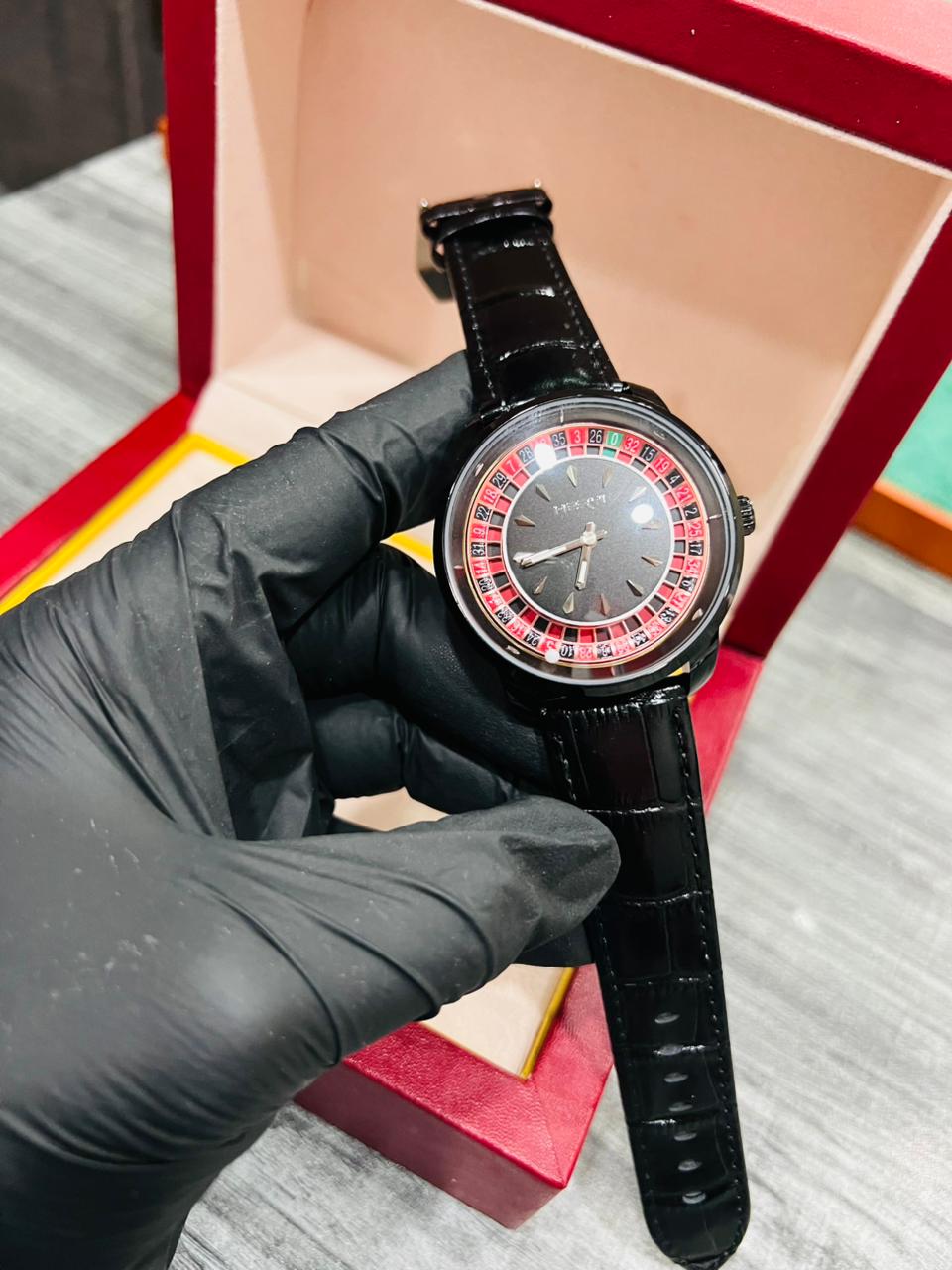 Luxury  Leather Strap Men's Dress Watch