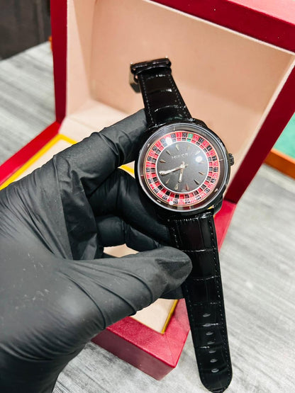 Luxury  Leather Strap Men's Dress Watch