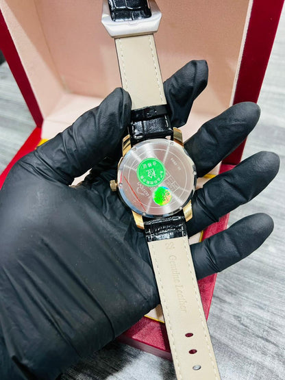 Luxury  Leather Strap Men's Dress Watch