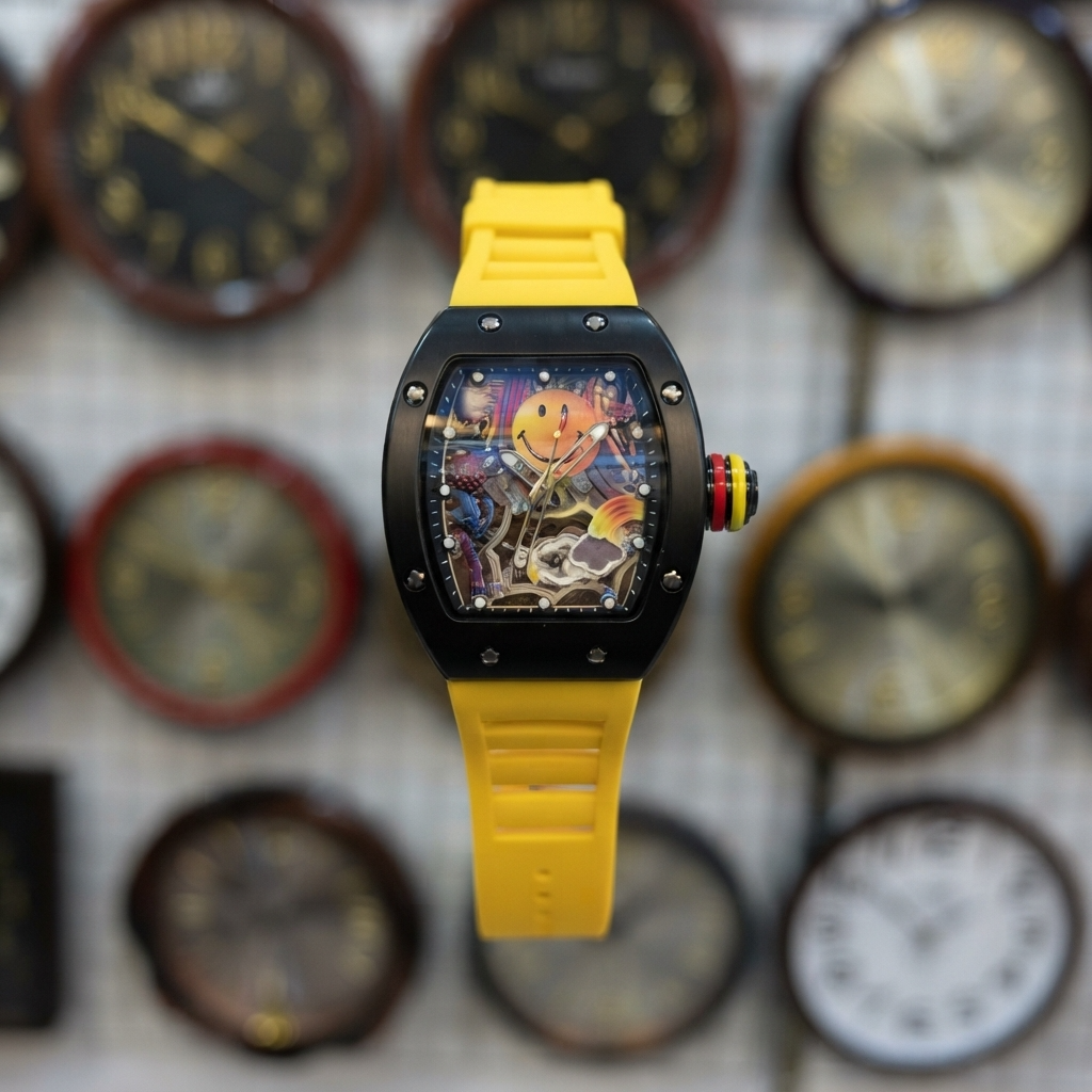 Men's Creative Silicone Designer Watch