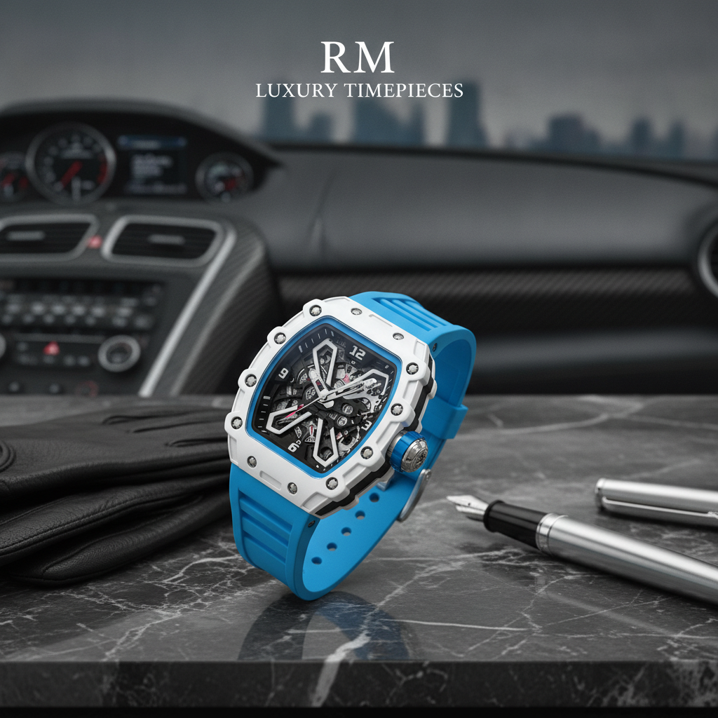 Luxury Skeleton Watch – White