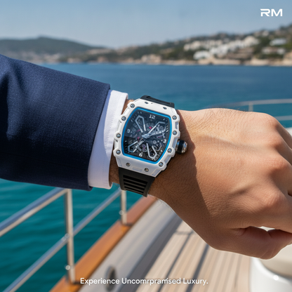 Luxury Skeleton Watch – White