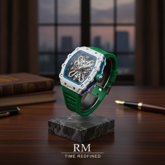 Luxury Skeleton Watch – White