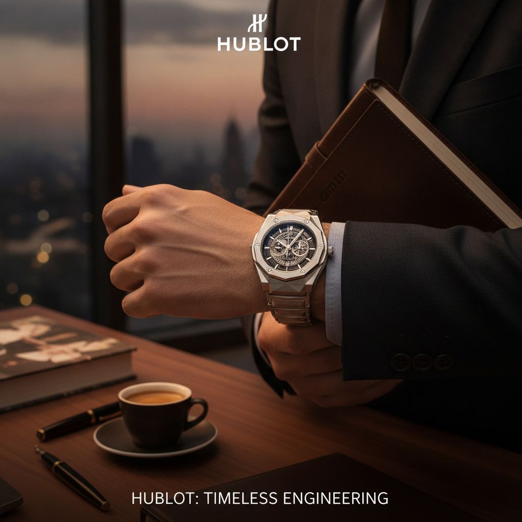 Luxury Silver Skeleton Watch