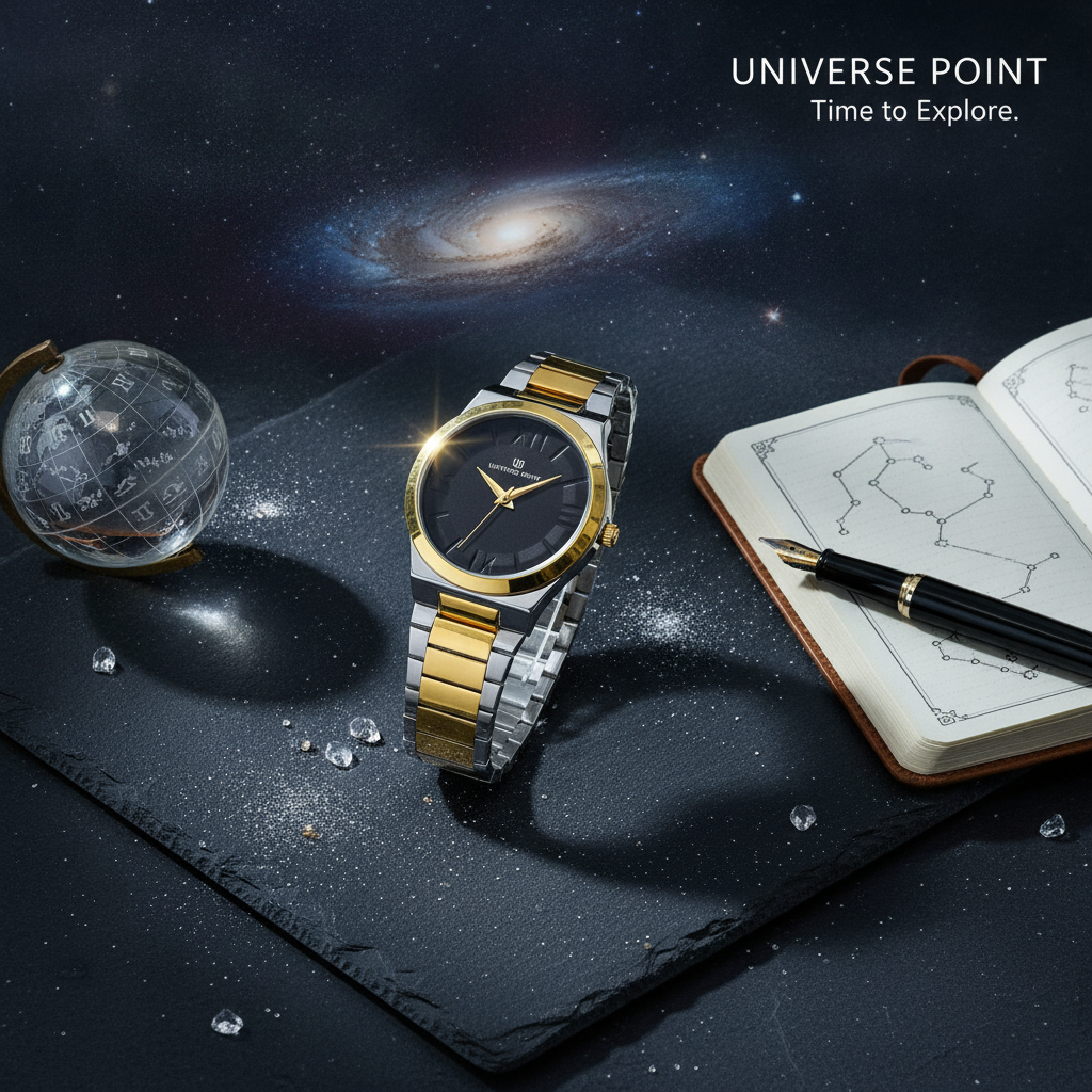 Luxury Gold Dial Steel Watch